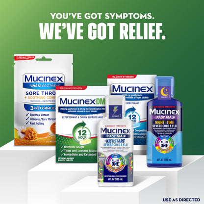 Mucinex DM Maximum Strength Cough Suppressant & Expectorant Tablets, 28ct - 1200mg Guaifenesin (Pack of 2)