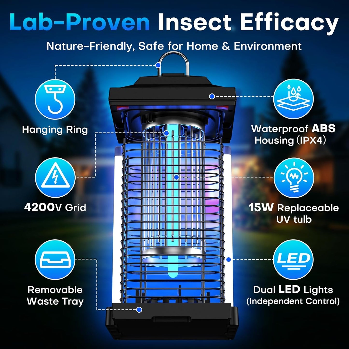 AVAXO Bug Zapper Outdoor Review: Effective Insect Control for Your Patio