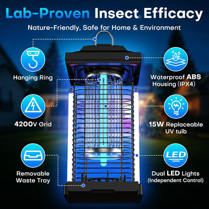 AVAXO Bug Zapper Outdoor Review: Effective Insect Control for Your Patio