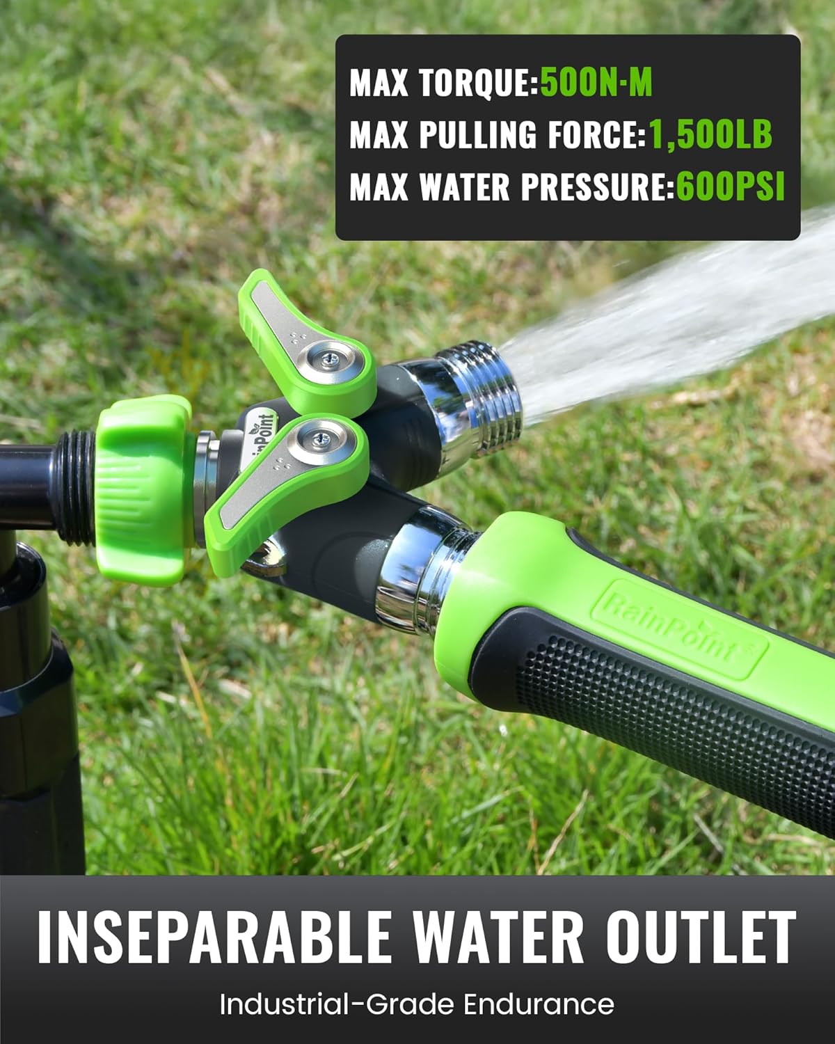 RAINPOINT Garden Hose Splitter: A Heavy-Duty Solution for Your Outdoor Needs