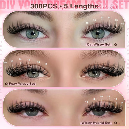 Goddvenus Lash Clusters Kit: A Game-Changer for Natural, DIY Lash Extensions