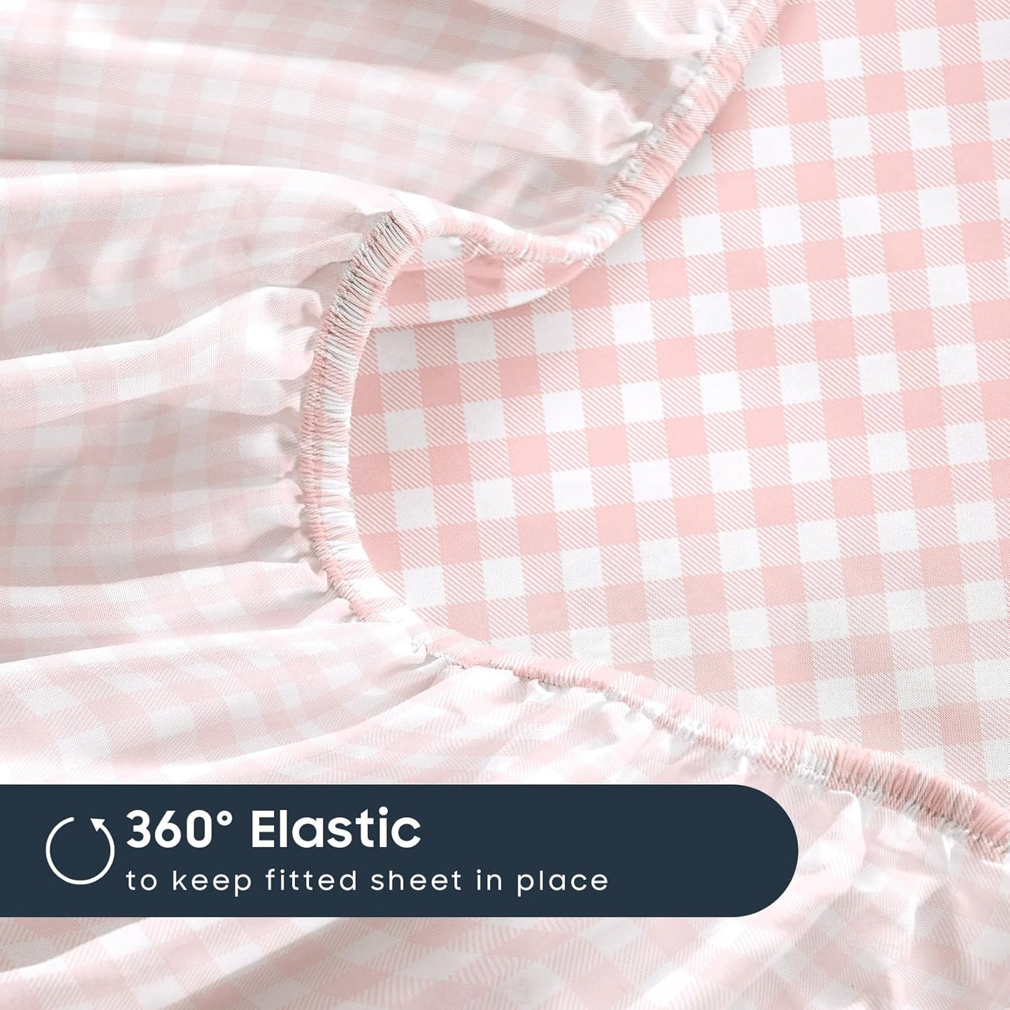 Wake In Cloud Gingham Bed Sheets Set Review: Soft, Cozy, and Stylish