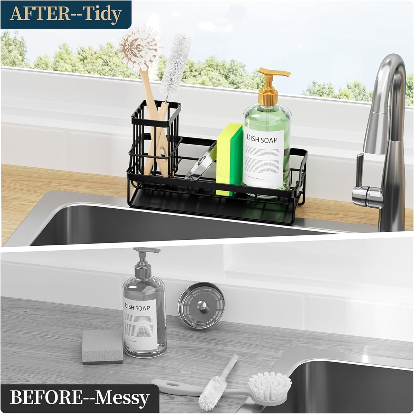 Consumest Sponge Holder for Kitchen Sink - A Game-Changer for Kitchen Organization