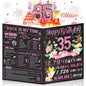21st Birthday Card,3D Pop Up Funny 21st Birthday Decorations for Girls Granddaughter Sister,Happy 21 Year Old Birthday Gift for Daughter,Great 21Year Old Gifts Idea for Her,Jumbo Rose Glod In 2005