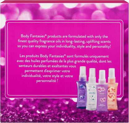 Body Fantasies 4-teiliges Geschenkset, 50 ml (4er-Pack)