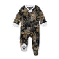 Burt's Bees Baby Boys Sleep and Play Pajamas, 100% Organic Cotton, One-piece PJs, Diagonal Zip Up Loose Fit Footie