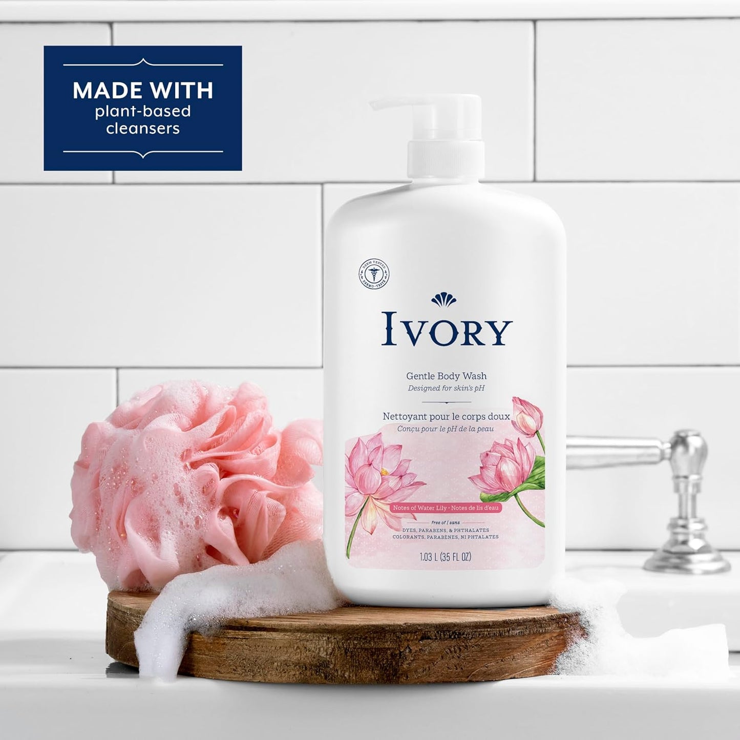 Ivory Milde & Sanfte Körperwäsche, Kokoswasserduft, 1,03 L