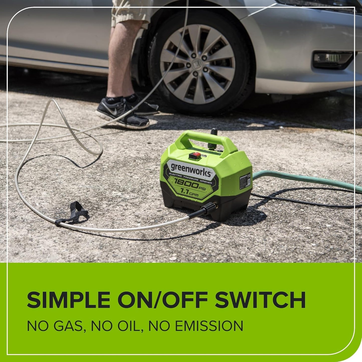 Greenworks 1800 PSI Electric Pressure Washer Review