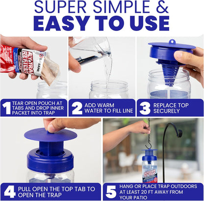 Outdoor Fly Control Made Easy with BugBane's 2 Fly Traps