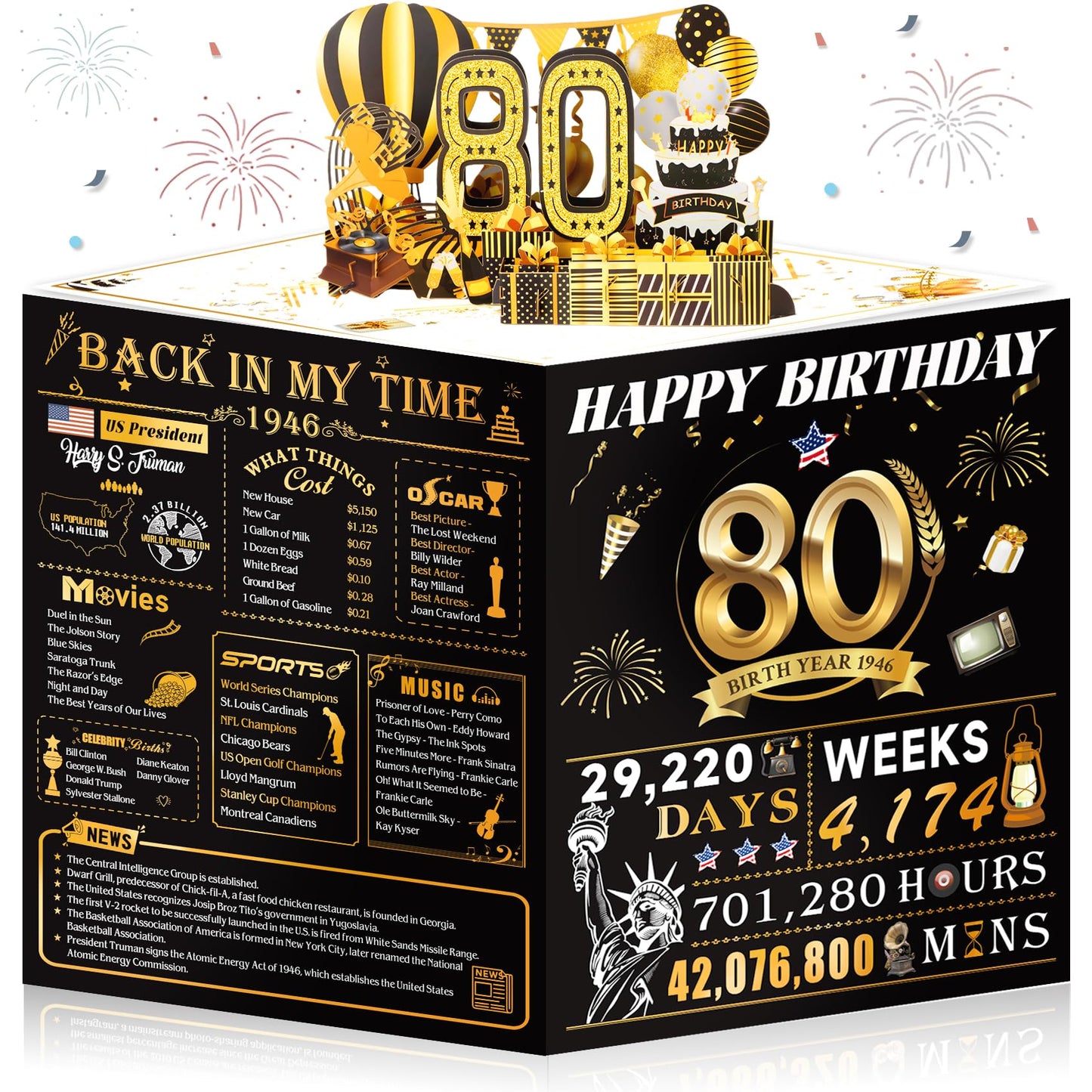 21st Birthday Card,3D Pop Up Funny 21st Birthday Decorations for Girls Granddaughter Sister,Happy 21 Year Old Birthday Gift for Daughter,Great 21Year Old Gifts Idea for Her,Jumbo Rose Glod In 2005