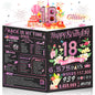 21st Birthday Card,3D Pop Up Funny 21st Birthday Decorations for Girls Granddaughter Sister,Happy 21 Year Old Birthday Gift for Daughter,Great 21Year Old Gifts Idea for Her,Jumbo Rose Glod In 2005