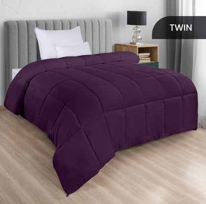 Utopia Bedding Steppbetten Queen-Größe, Ganzjahres-Bettdeckeneinlage, Daunenalternative Box-gesteppte Bettdecke mit Ecklaschen, Maschinenwaschbar (Weiß)