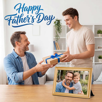 Frameo 10.1 Inch WiFi Digital Picture Frame, Smart Cloud Electronic Photo Frame with HD IPS Touch Screen Slideshow 32GB Memory Auto-Rotate Wall Mount, Share Photos/Videos from Phone - Gifts for Mom