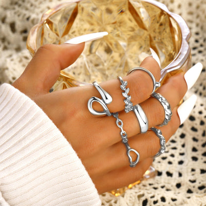 FAXHION 24-60 Pcs Gold Stackable Rings for Women, Knuckle Rings Chunky Gold Ring Set Dainty Stacking Cute Rings, Multiple Sizes Cute Jewelry Set Gift