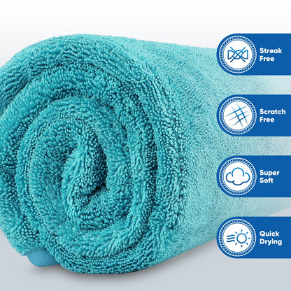 HOMEXCEL Microfiber Cleaning Cloth 12 Pack, 12.5 x 12.5 inch Microfiber Towels for Cars, Ultra Absorbent Washing Cloth, Lint Free Streak Free Cleaning Rags for Car, Kitchen, and Window (Grey)
