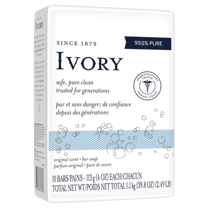 Ivory Original 24-Count: Bath Size Bars 4 Oz