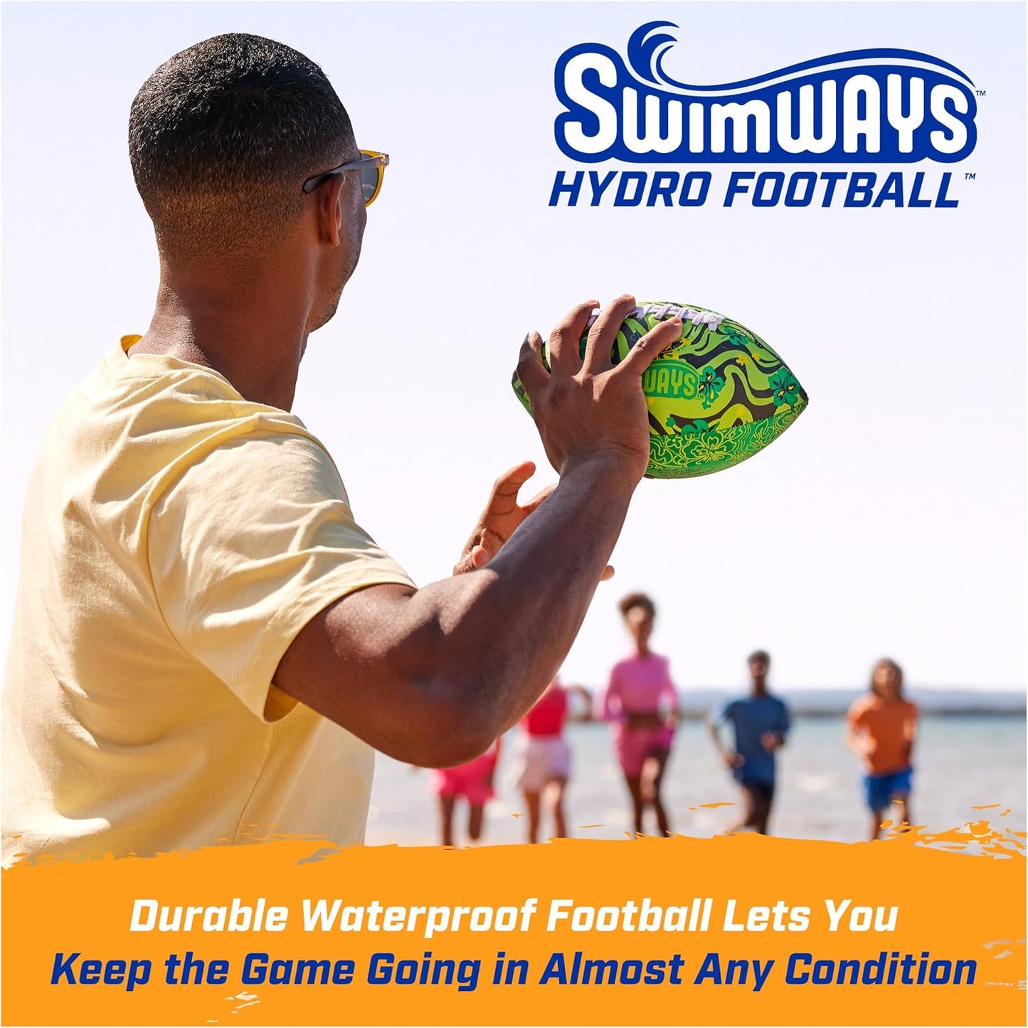 SwimWays Hydro Waterproof Football: The Ultimate Pool and Beach Companion