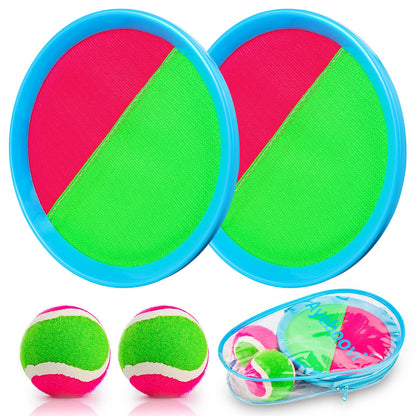 Ayeboovi Toss and Catch Ball Game Outdoor Toys for Kids Yard Games Beach Toys Outside Games for 3 4 5 6 7 8 9 10 Year Old Boys Girls (Upgraded)
