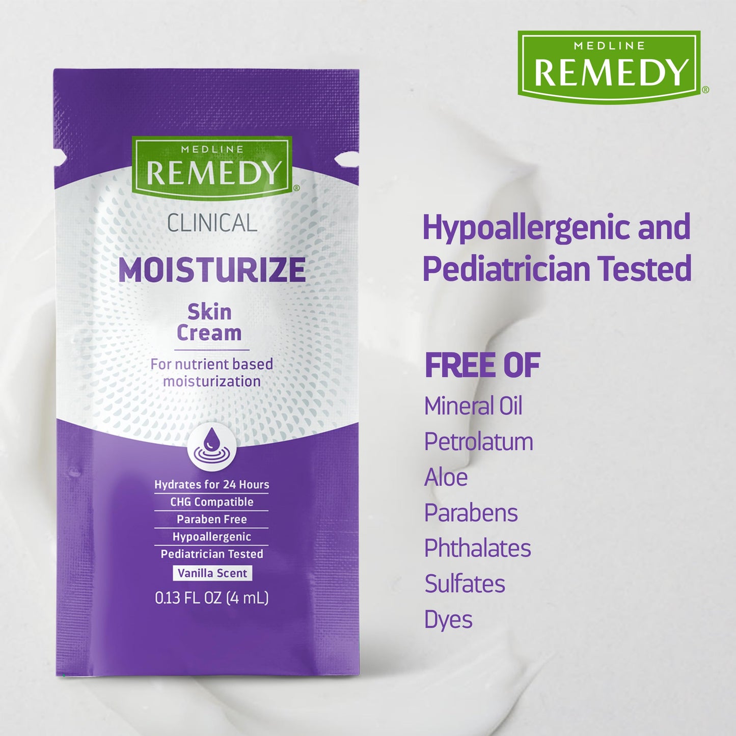 Medline Remedy Phytoplex Nourishing Skin Cream Moisturizer, 4 Fl. Oz (Pack of 2)
