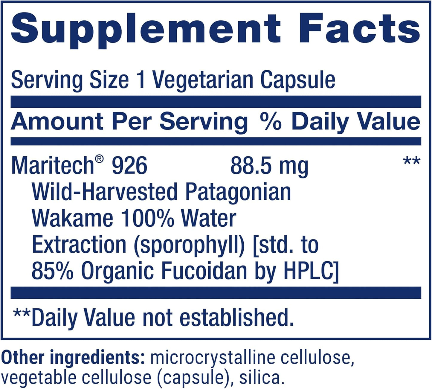 Life Extension Optimized Fucoidan w/ Maritech 926, 60 veggie caps