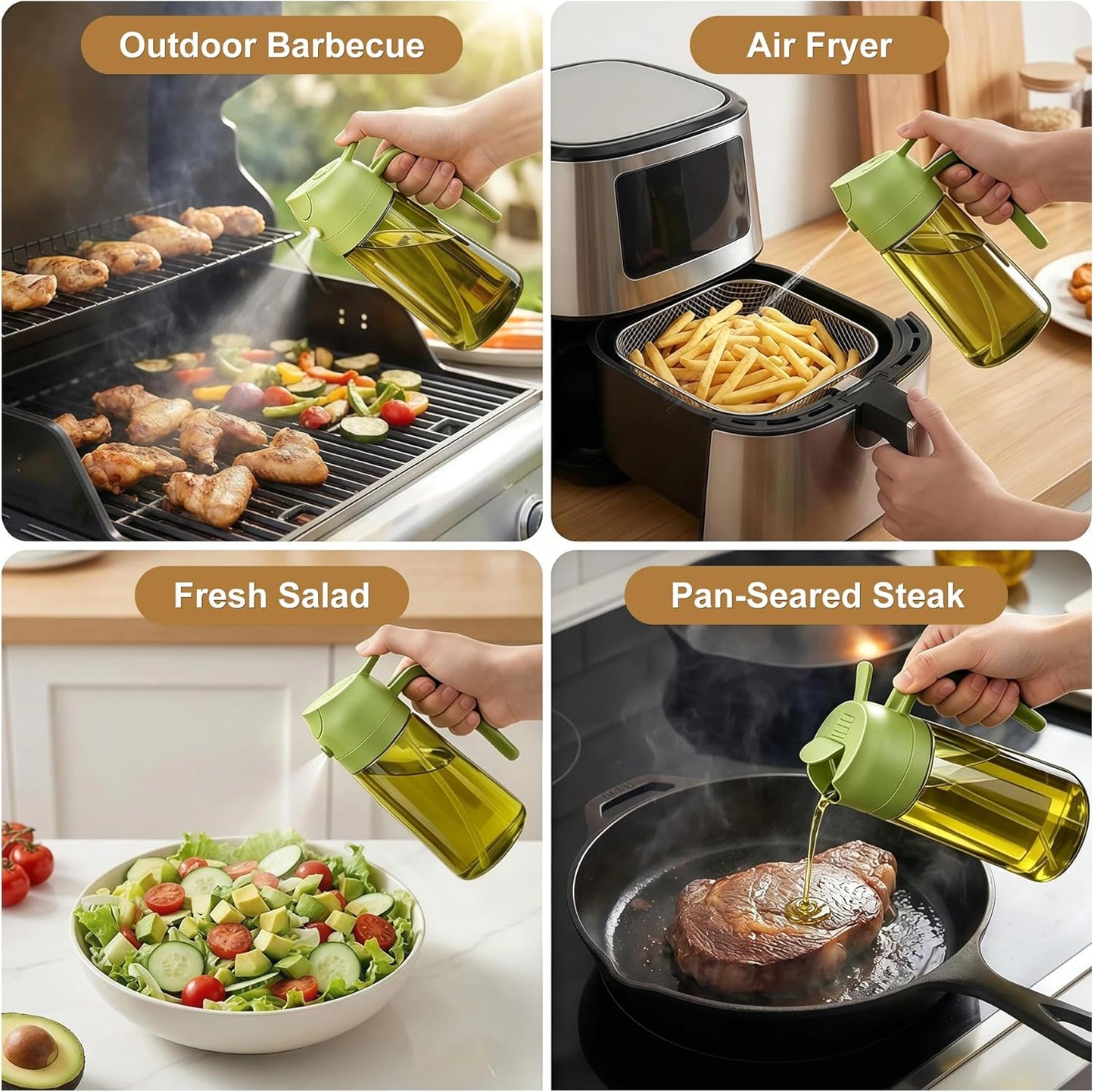 Poshetion 2-in-1 Olive Oil Sprayer: A Game-Changer for Healthier Cooking