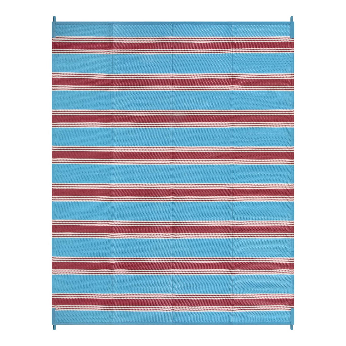 Lahome Outdoor Rugs 8x10 Waterproof, Reversible Outdoor Plastic Straw Rug for Camping Patio, RV Outdoor Rugs Outside, Outdoor Carpet for Porch Deck Backyard Picnic(Blue/Yellow,8'x 10')