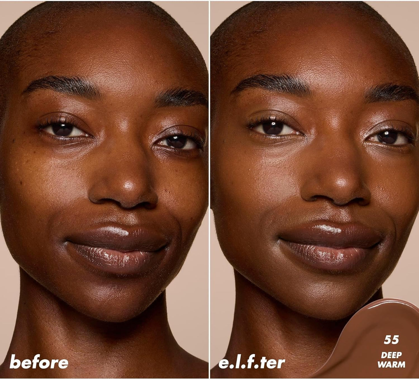 e.l.f. Soft Glam Satin Concealer, Mittlere Deckkraft für Unreinheiten & Unteraugen, knitterfest, langanhaltend, vegan & tierversuchsfrei, 10 Fair Cool