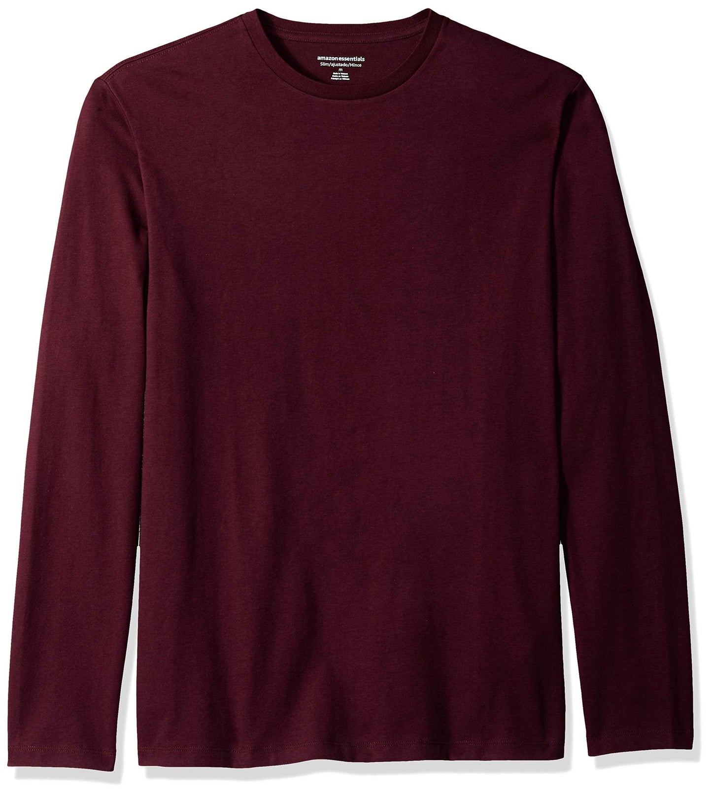Amazon Essentials Mens Slim-Fit Long-Sleeve T-Shirt