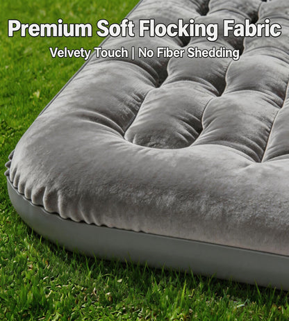 Umbrauto Car Air Mattress Backseat| Inflatable Truck Back Seat Camping Airbed for SUV Rear Seat, Blow Up Sleeping Travel Bed for Van Trunk with Pump & Pillows