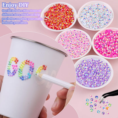 Unleash Your Creativity with TINKRSTUFF's 34000Pcs Resin Jelly Rhinestones