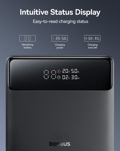 Baseus Laptop Portable Charger 100W 20000mAh: A Game-Changer for On-The-Go Professionals