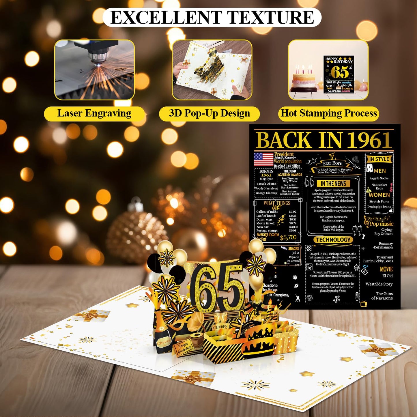 Make Their 65th Birthday Unforgettable with a Unique Pop-Up Card
