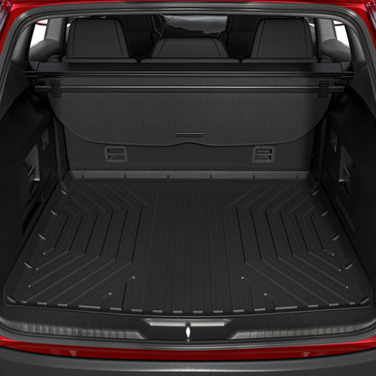 OEDRO Floor Mats Fit for Toyota Camry 2011-2007, Custom Fit Front & 2nd Row Floor Liner Set, TPE All Weather Protection Camry Car Mats, Black