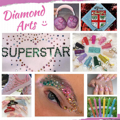 Zefy 40 Colors Resin Jelly Rhinestones for Bedazzling, 3mm 32000 Pcs Flatback Gems for Crafting, Bedazzling Kit with 3Pcs B7000 Glue for Clothing Shoes Nail Book Diamond Art