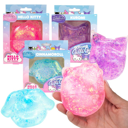 Original Squishmallows™ SLIMYGLOOP Blue Gelli Gels™, Slow Rising Sensory Squeeze Toy with Glitter, Gel Filled Fidget Toys
