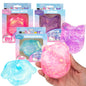 Original Squishmallows™ SLIMYGLOOP Blue Gelli Gels™, Slow Rising Sensory Squeeze Toy with Glitter, Gel Filled Fidget Toys