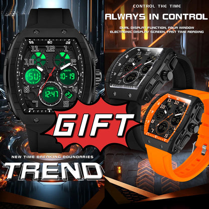 Watches for Men Relojes Para Hombres White Mens Sport Watch Waterproof