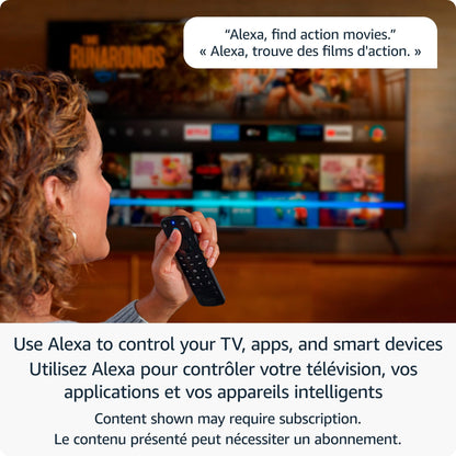 Amazon Fire TV Alexa Voice Remote Pro (neuestes Modell), mit Remote Finder, TV-Steuerung und beleuchteten Tasten (erfordert ein kompatibles Fire TV-Gerät)