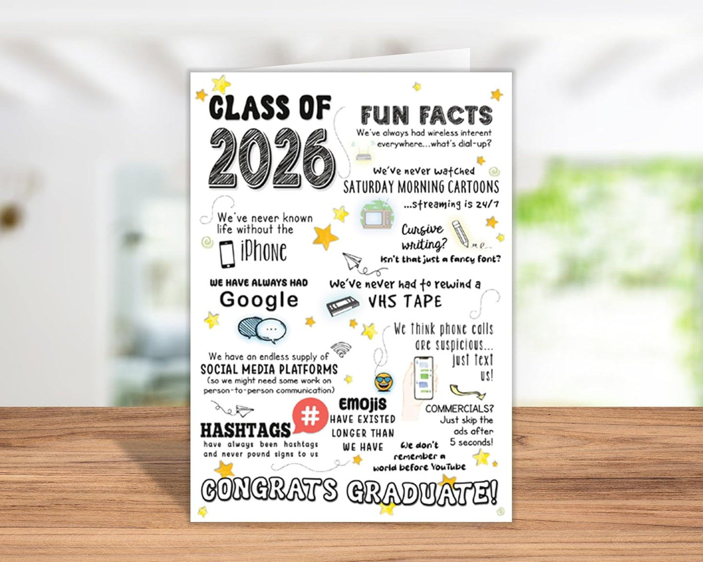 Katie Doodle 2026 Graduation Card - A Unique and Funny Way to Celebrate