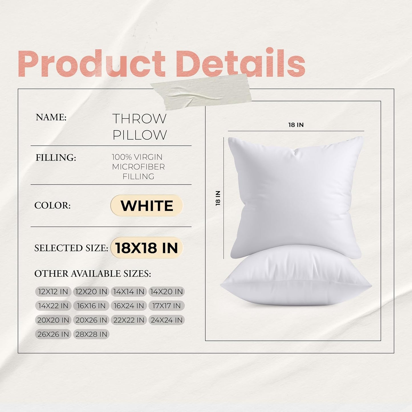 Utopia Bedding Throw Pillows Insert - A Simple yet Effective Home Decor Upgrade