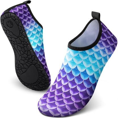 SIMARI Water Shoes for Women Men Swim Aqua Socks Beach Pool Essentials Barefoot Surf River Boat Kayak Sea Yoga Sand Exercise Sport Accessories Breathable Quick-Dry Adult Youth Kid Size SWS001