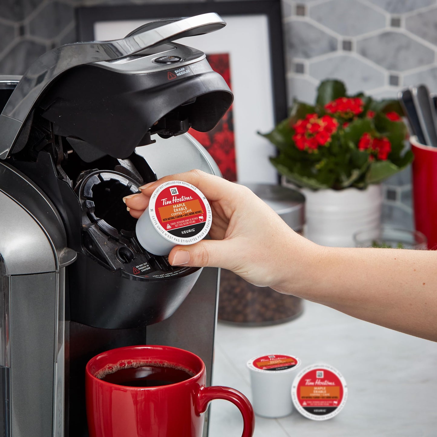 Tim Hortons Einzelportionskaffee, Originalmischung, K-Cup Pods für Keurig Kaffeemaschinen (30 K-Cups)