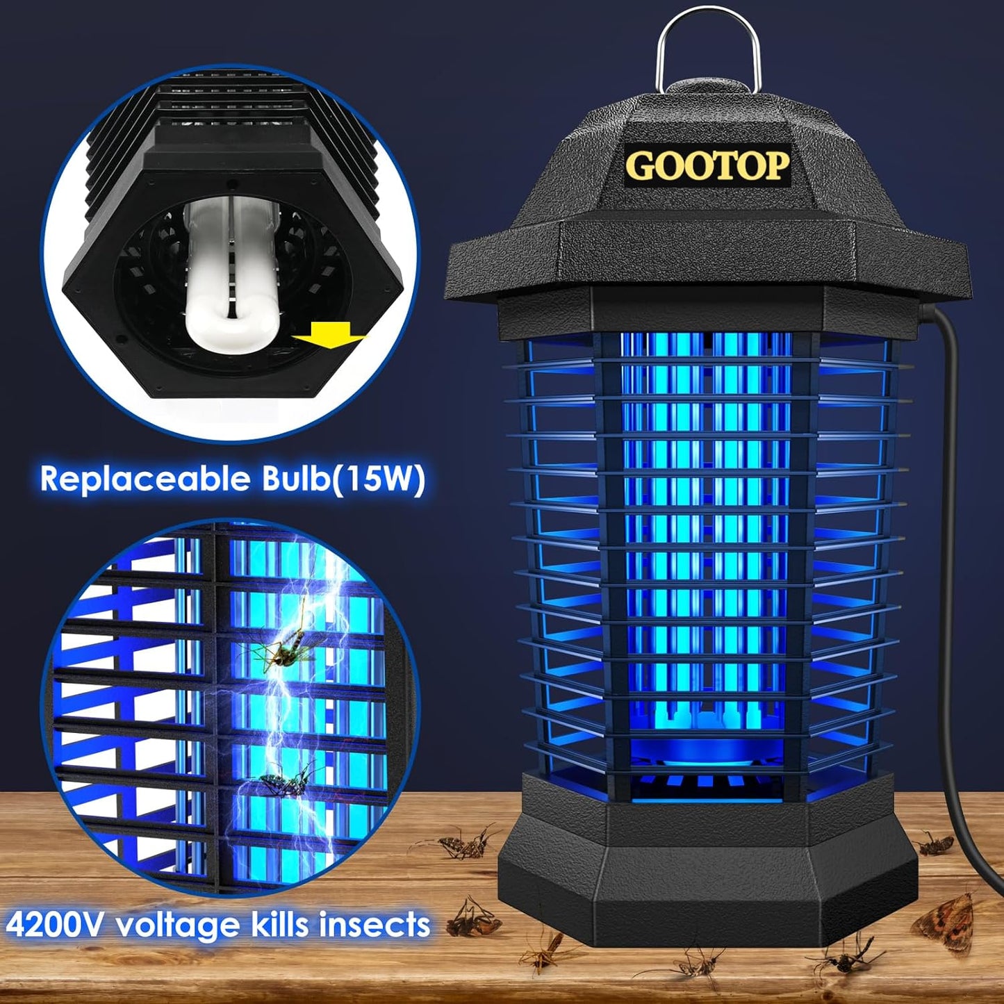 GOOTOP Bug Zapper Outdoor Review: Effective Mosquito and Fly Control