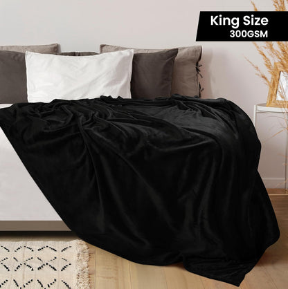 Utopia Bedding Fleece Blanket King Size Black: A Soft and Cozy Addition to Your Home