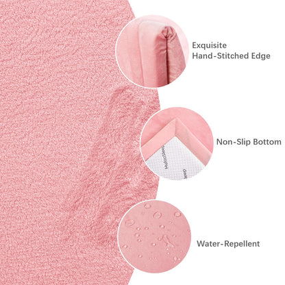 Huloo Sleep Ultra Soft Baby Spielmatte für den Boden, 3,3 cm dicke Elasti-Foam 127x127 cm Laufgittermatte für Kleinkinder, rutschfeste Rückseite, sicher zum Krabbeln und für die Bauchlage, Tatami-Stil (Dunkelgrau)