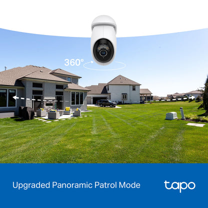 Tapo 1080P Outdoor Wired Pan/Tilt Security Wi-Fi Camera, 360° View, Motion Tracking, Works with Alexa & Google Home, Night Vision, Free AI Detection, Cloud & SD Card Storage(up to 512GB), Tapo C500…