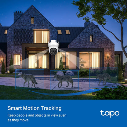 Tapo 1080P Outdoor Wired Pan/Tilt Security Wi-Fi Camera, 360° View, Motion Tracking, Works with Alexa & Google Home, Night Vision, Free AI Detection, Cloud & SD Card Storage(up to 512GB), Tapo C500…
