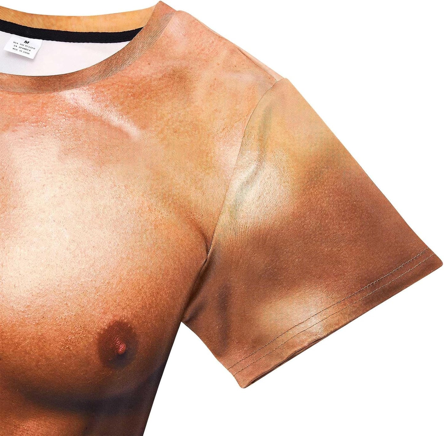 Cozople Herren T-Shirts 3D Bedruckt Lustige Shirts Hässliche Kurzarm Rundhals Oberteil Tee