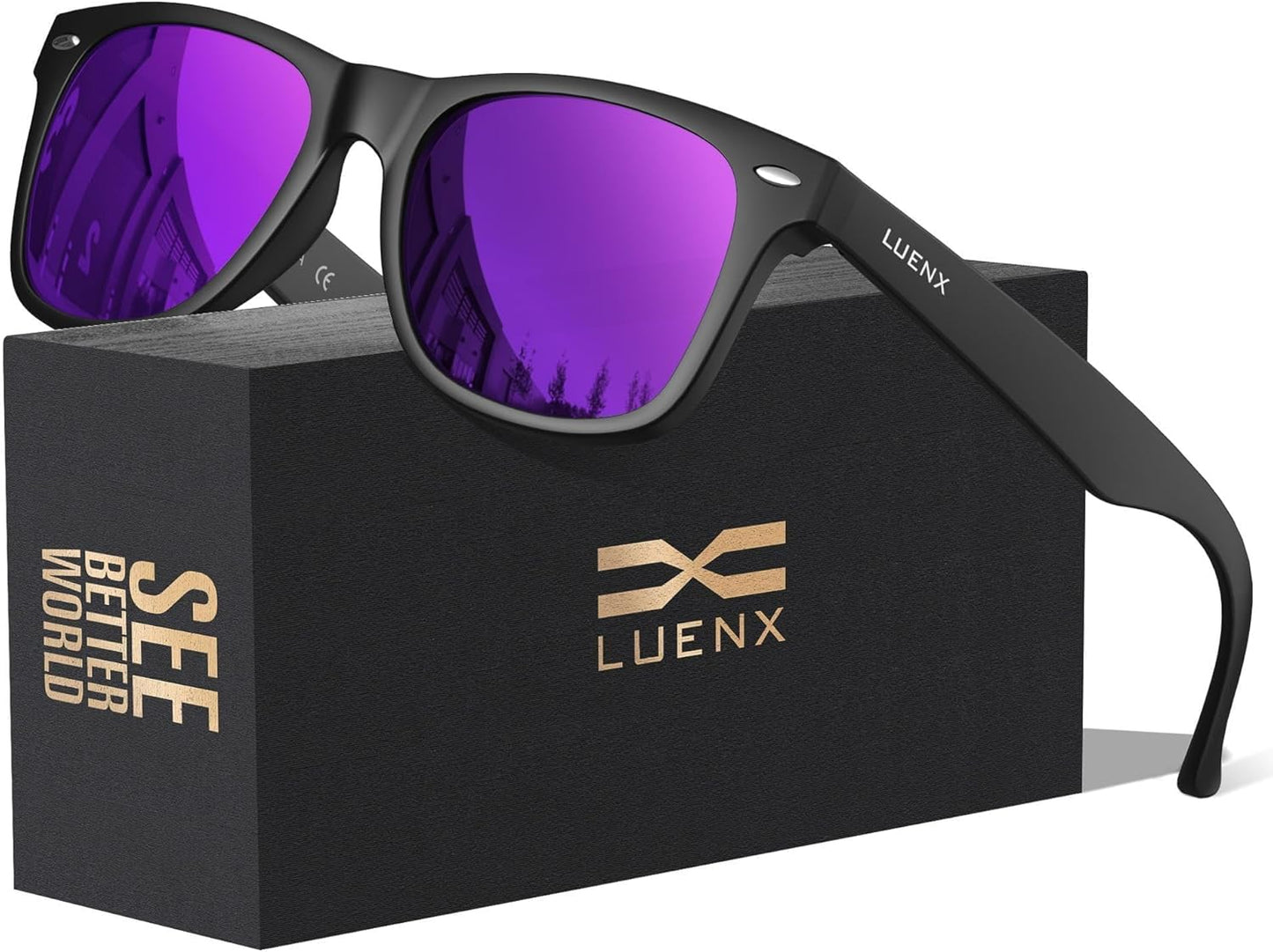 Mirrored Purple/Matte Frame
