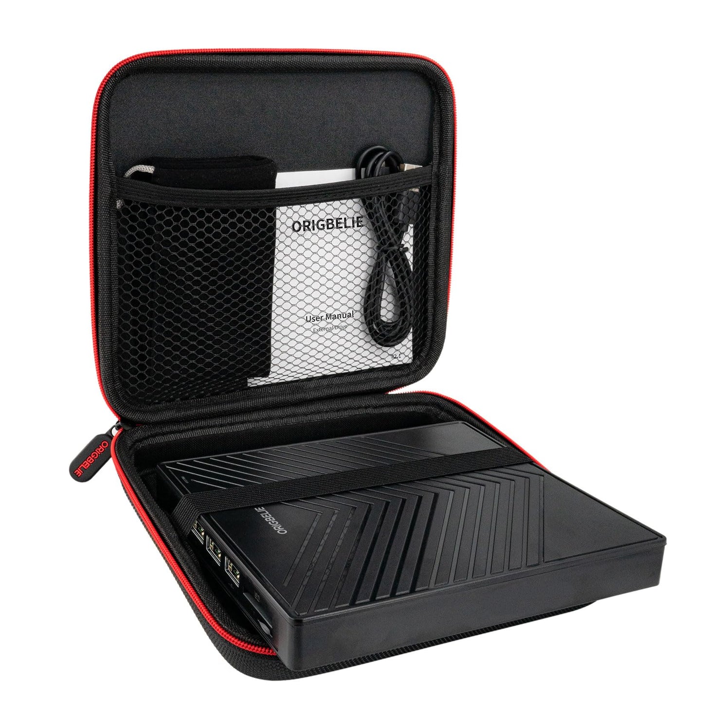 ORIGBELIE externes DVD-Laufwerk, CD-Laufwerk USB 3.0 Typ-C CD/DVD ROM +/-RW Adapter mit USB-Anschluss DVD-Brenner für Laptop, PC, Desktop-Computer, optisches Laufwerk CD-Player kompatibel mit Mac Windows Linux